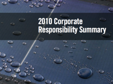 2010 Corporate Responsibility Report 